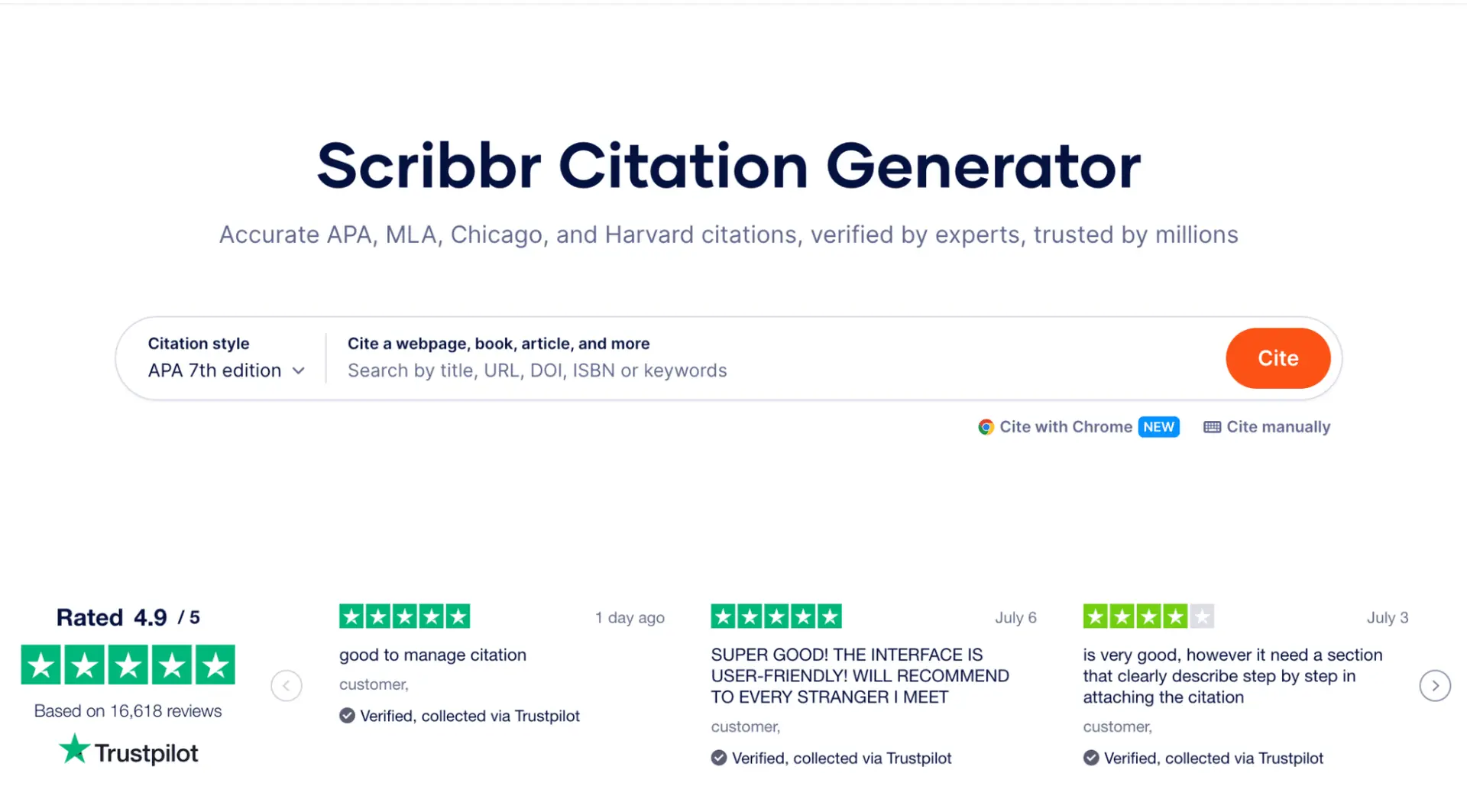 Top writing tools: Scribbr